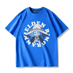 Unisex Cute Ranni Print Short-sleeved Loose T-shirt