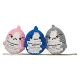 Positive Shark Crochet Ornament