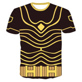 Men's Anime Cosplay Crew Neck T-Shirt