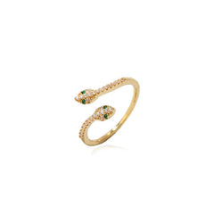 Women's Luxury Double Serpentine Ring