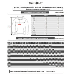 NJZ Printed Long-sleeved Casual Hoodie