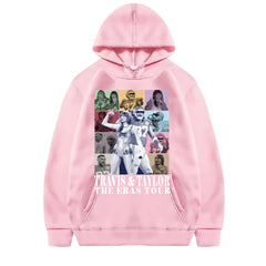 Unisex Taylor Graphic Print Pullover Loose Hoodie