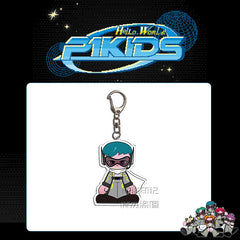 P1H "Hello, World" Cartoon Doll Acrylic Keychain