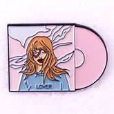 Taylor Pink Record Brooch