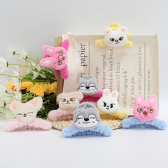 Cartoon KPOP Plush Grab Clip Hairpin