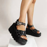 Black Widow Platform Sandals
