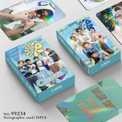 30PCS COR Laser Lomo Photocard