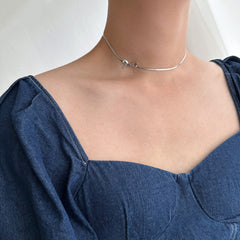 Ribbon Choker Necklace