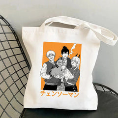 Casual Anime Printed Canvas Shoulder Bag