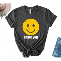 HS I Hate You Smiley Face T-Shirt