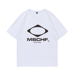 Haerin Cotton Letter Short-sleeved T-shirt