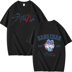 KPOP Graphic Print Summer Short-sleeved T-shirt