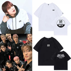 Taeyong Mark WALK Crew Neck Short-sleeved T-shirt