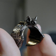 Black Bat Retro Ring
