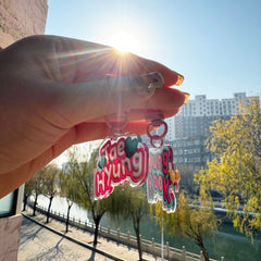 KPOP Name Acrylic Keychain Pendant