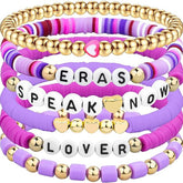 Taylor Color Sliced Friendship Bracelet