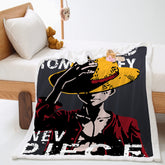 Anime Digital Print Coral velvet Blanket