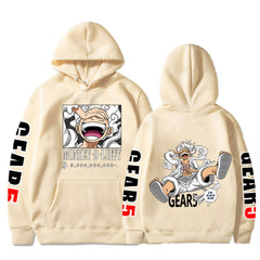 Unisex Gear 5 Luffy Graphic Print Loose Hoodie