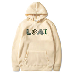Unisex LOKI Graphic Print Loose Long Sleeve Hoodie