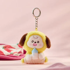 BANGTAN Baby Bottle Plush Doll Keychain