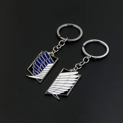 Anime Logo Couple Necklace Keychain