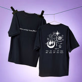 Unisex Kpop Graphic Short-sleeved Top