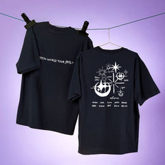 Unisex Kpop Graphic Short-sleeved Top