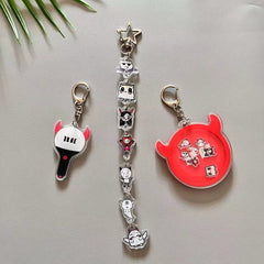 Cute KPOP Cartoon Pendant Keychain