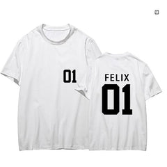 Casual KPOP HAN Print Short-sleeved Top