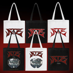 Kpop ATE Pattern Print Canvas Handbag