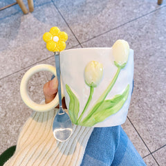 Tulip 3D Ceramic Mug