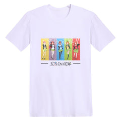 Casual Anime Print Short-sleeved T-shirt