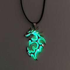 Trendy Luminous Flame Dragon Necklace
