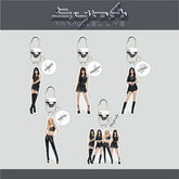 æ SYNK: PARALLEL LINE Acrylic Keyring