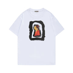 JAMES Same Portrait Print Short-sleeved T-shirt