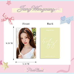 Wonyoung Endorsement Photocard 4PCS Set