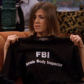 Friends Female Body Inspector Print T-Shirt
