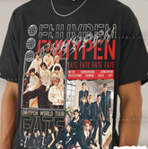 Versatile KPOP FATE Print Crew Neck T-shirt