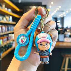 Cute Luffy Zoro Doll Key Ring Pendant