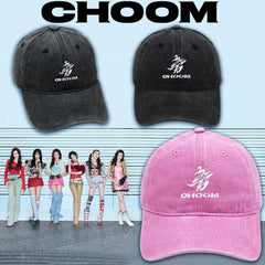 BM CHOOM Embroidery Washed Baseball Cap