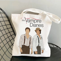 Trendy TVD Printed Canvas Shoulder Bag