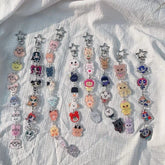 Kpop Double-sided Cartoon Pendant Keychain