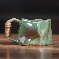 Retro Ceramic Irregular Pottery Mug