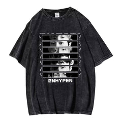 Vintage KPOP Poster Washed T-shirt