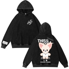 Vintage SKZ THIS & THAT Washed Hoodie