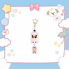 Cartoon KPOP Acrylic Keychain Bag Pendants