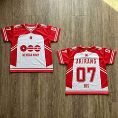 BANGTAN Digital Print Short-sleeved Casual T-shirt