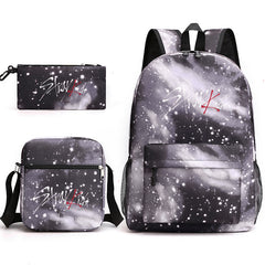 SKZ Backpack Pencil Case Three-piece Set