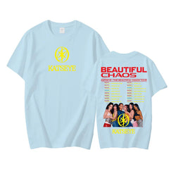 KPOP Album Beautiful Chaos Letter T-Shirt