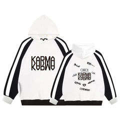 KARMA Album Logo Printed Pullover Hoodie